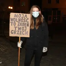 Zobacz zdjęcie: Strajk Kobiet i Marta Lempart we Lwówku Śląskim