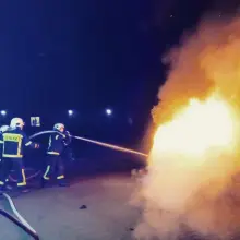 Zobacz zdjęcie: Akcja straży pożarnej w Nowogrodźcu