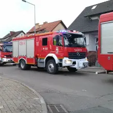 Zobacz zdjęcie: Pożar w budynku na Osiedlu Kwiatowym w Bolesławcu