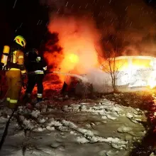 View photo: Car Fire in Iwiny