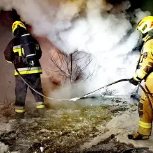 View photo: Car Fire in Iwiny