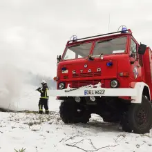Zobacz zdjęcie: Akcja straży pożarnej w Nowogrodźcu