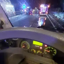 Zobacz zdjęcie: Akcja strażaków z Tomaszowa Bolesławieckiego na A4