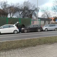 Zobacz zdjęcie: Karambol na ul. Wróblewskiego w Bolesławcu
