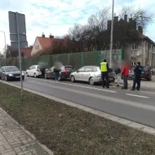 Zobacz zdjęcie: Karambol na ul. Wróblewskiego w Bolesławcu