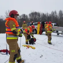 Zobacz zdjęcie: Ćwiczenia strażackie na akwenach w Bolesławcu i Krępnicy