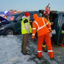 Переглянути фотографію: Аварія автовоза на A4