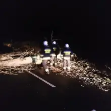 Zobacz zdjęcie: Akcja straży pożarnej między Wierzbową a Gromadką