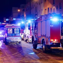 Zobacz zdjęcie: Pożar w kamienicy przy ulicy Żwirki i Wigury 3 w Bolesławcu