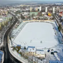 Zobacz zdjęcie: Stadion w Bolesławcu zimą