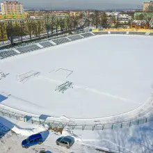 Zobacz zdjęcie: Stadion w Bolesławcu zimą