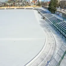 Zobacz zdjęcie: Stadion w Bolesławcu zimą