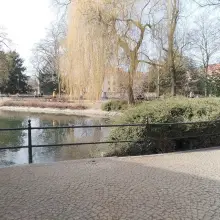 Zobacz zdjęcie: Zniknął kaczkomat, który stał przy stawie miejskim