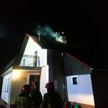 Zobacz zdjęcie: Akcja straży pożarnej w Gromadce