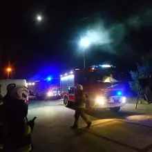 Zobacz zdjęcie: Akcja straży pożarnej w Gromadce
