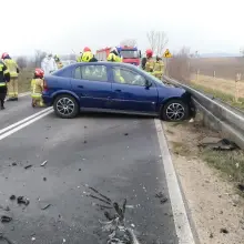 Zobacz zdjęcie: Wypadek między Wartą Bolesławiecką a Iwinami