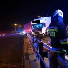 Zobacz zdjęcie: Akcja straży pożarnej na A4