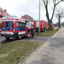 Zobacz zdjęcie: Akcja straży pożarnej przy Kosiby 10