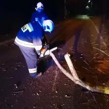 Zobacz zdjęcie: Akcja straży pożarnej w gminie Gromadka