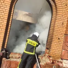 Zobacz zdjęcie: Akcja straży pożarnej w Nowogrodźcu