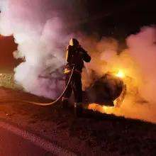 Zobacz zdjęcie: Akcja straży pożarnej między Nowogrodźcem a Zebrzydową