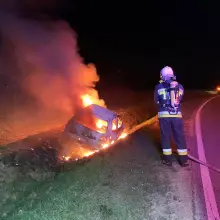 Zobacz zdjęcie: Akcja straży pożarnej między Nowogrodźcem a Zebrzydową