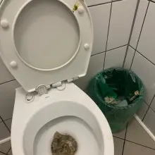 View photo: Condition of the toilet at a Bolesławiec supermarket