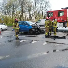 Zobacz zdjęcie: Zderzenie na ulicy Cieszkowskiego w Bolesławcu