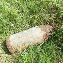 Zobacz zdjęcie: Pocisk artyleryjski znaleziony w Świeradowie-Zdroju