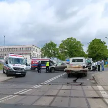 Zobacz zdjęcie: Zderzenie trzech aut przy krzyżówce Modłowa–Cieszkowskiego, kilkoro rannych