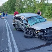 Zobacz zdjęcie: Śmiertelny wypadek w powiecie zgorzeleckim