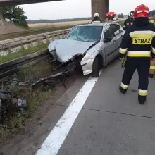 Zobacz zdjęcie: Działania straży pożarnej na A4