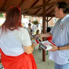 Zobacz zdjęcie: Akcja Tour de Konstytucja w Gromadce