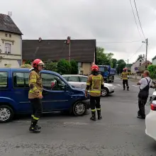 Zobacz zdjęcie: Zderzenie dwóch pojazdów przy ulicy Widok w Bolesławcu