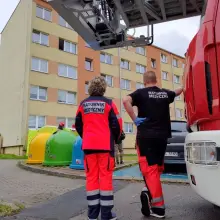 Zobacz zdjęcie: Akcja służb na Jana Pawła II. Zabarykadował się w mieszkaniu