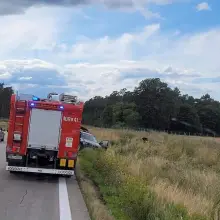 Zobacz zdjęcie: Akcja straży pożarnej na A4