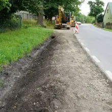 Zobacz zdjęcie: Budowa chodnika w miejscowości Różyniec