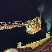 View photo: Fire service operation in Parowa