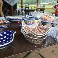 Zobacz zdjęcie: Mistrzostwa straży pożarnej w siatkówce plażowej w Bolesławcu – uroczystość finałowa