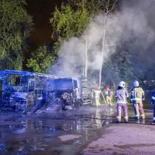 Zobacz zdjęcie: Pożar pojazdów przy ul. Ekonomicznej