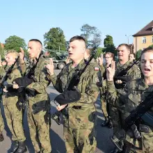 Zobacz zdjęcie: Żołnierze Legii Akademickiej przysięgali w Bolesławcu