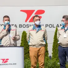 Zobacz zdjęcie: Pracownicy Toyota Boshoku Poland w Wykrotach świętowali wdrożenie nowego projektu