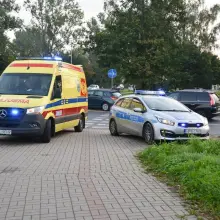 Zobacz zdjęcie: Zderzenie dwóch aut koło wiaduktu w Bolesławcu