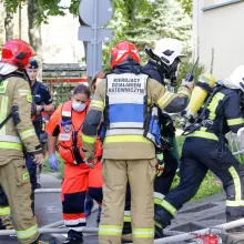 Zobacz zdjęcie: Pożar przy ul. Bielskiej w Bolesławcu