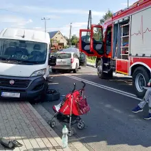 View photo: Two Children Injured in an Accident on the Road to Iwiny