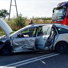 View photo: Two Children Injured in an Accident on the Road to Iwiny