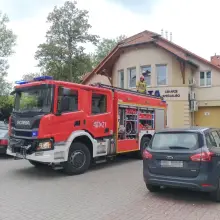 Zobacz zdjęcie: Akcja straży pożarnej przy ul. Grunwaldzkiej w Bolesławcu