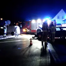 Zobacz zdjęcie: Zderzenie dwóch aut na skrzyżowaniu Staszica z Góralską