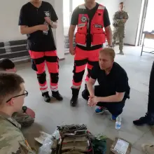 Zobacz zdjęcie: Wspólne ćwiczenia żołnierzy US Army i ratowników medycznych z Bolesławca