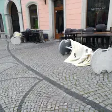 Zobacz zdjęcie: Skutki wichury na bolesławieckim Rynku